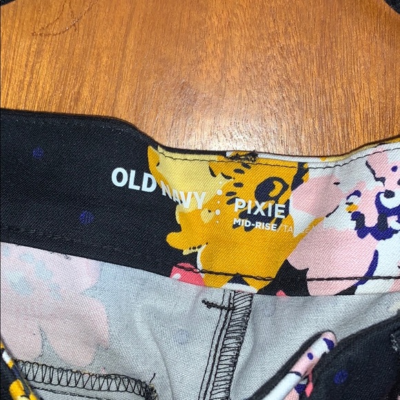 Floral Dress Pants: mid rise - Picture 2 of 2